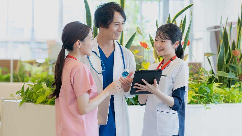 地域と連携することで
切れ目のない医療を提供